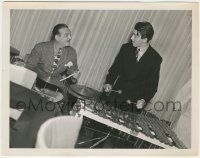 8r482 JAMES STEWART/FRANK MORGAN 8x10.25 still '40s the MGM stars playing drums & xylophone!