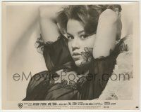8r483 JANE FONDA 8x10.25 still '60 great super young close up in negligee with arms over head!