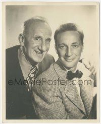 8r506 JIMMY DURANTE/GARRY MOORE deluxe radio 8x10 still '40s appearing on their joint CBS show!