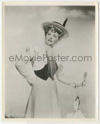 8r516 JOAN FONTAINE 8.25x10 still '48 great portrait posing in costume from The Emperor Waltz!