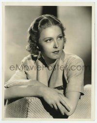 8r525 JOSEPHINE HUTCHINSON 8x10.25 still '30s close up of the pretty actress by Elmer Fryer!
