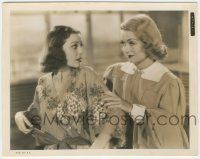 8r550 LADIES IN LOVE 8x10.25 still '36 c/u of scared young Loretta Young & Constance Bennett!