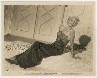 8r557 LADY FROM SHANGHAI 8x10 still '47 classic full-length portrait of sexy blonde Rita Hayworth!