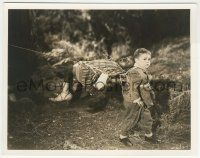 8r576 LITTLE SINNER 8x10.25 still '35 wonderful image of sad Spanky dragging tied up Buckwheat!