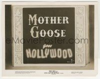 8r650 MOTHER GOOSE GOES HOLLYWOOD 8x10.25 still '38 Disney cartoon, great title card-like image!