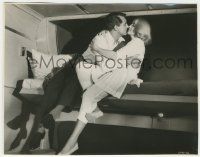 8r688 NORTH BY NORTHWEST 7.5x9.5 still '59 Cary Grant & Eva Marie Saint kissing in upper berth!
