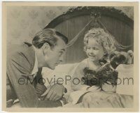 8r693 NOW & FOREVER 8.25x10 still '34 great c/u of Shirley Temple smiling at Gary Cooper!