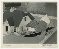 8r707 OUT OF SCALE 8.25x10 still '51 Donald Duck finds Chip & Dale living in his miniature house!