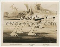 8r736 POINTER 8x10.25 still '39 Disney cartoon, great image of Pluto with baby birds on his back!