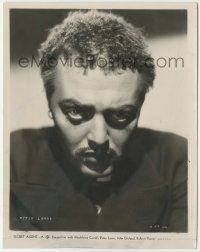 8r816 SECRET AGENT 8x10 still '36 Alfred Hitchcock, wonderful portrait of creepy Peter Lorre!