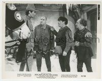 8r846 SNOW WHITE & THE THREE STOOGES 8.25x10.25 still '61 Moe, Larry & Joe with Prince Charming!
