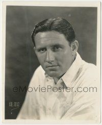 8r856 SPENCER TRACY deluxe 8.25x10 still '32 when he was with Fox Films by Hal Phyfe!