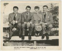 8r882 TALK OF THE TOWN candid 8.25x10 still '42 Cary Grant, Colman, Jean Arthur & director Stevens!