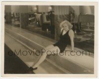 8r905 THIS MODERN AGE 8x10.25 still '31 c/u of sexy young flapper Joan Crawford sitting on floor!