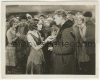8r929 TRAIL OF '98 8x10.25 still '28 Dolores Del Rio holds out fistfuls of gold to Ralph Forbes!