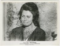 8r933 TWO WOMEN 8x10.25 still '61 Vittorio De Sica's La Ciociara, Sophia Loren after attack!