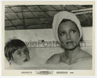 8r942 UNFAITHFUL WIFE 8x10 still '70 Claude Chabrol's La Femme Infidele, Stephane Audran in bath!
