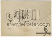 8r951 VICTORY THROUGH AIR POWER 6.5x9 still '43 cartoon image of Wright Bros. historic 1st flight!