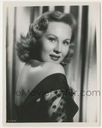 8r955 VIRGINIA MAYO 8x10.25 still '50s showing her bare back with her head turned to the side!