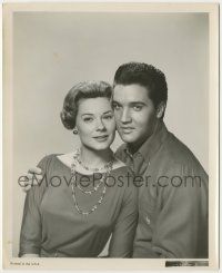 8r975 WILD IN THE COUNTRY 8.25x10 still '61 romantic portrait of Elvis Presley & Hope Lange!