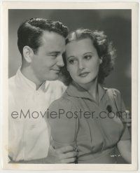 8r995 YOUNG DR. KILDARE deluxe 8x10 still '38 romantic c/u Lew Ayres & Lynne Carver by Milton Brown!