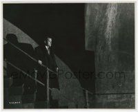 8r899 THIRD MAN English 8x9.75 still '49 great image of worried Orson Welles descending into sewer!