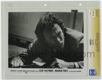 8s025 MAGNUM FORCE slabbed 8x10 still '73 close up of Clint Eastwood is Dirty Harry on the ground!