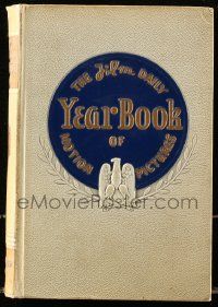 8s046 FILM DAILY YEARBOOK OF MOTION PICTURES hardcover book '43 filled with movie information!