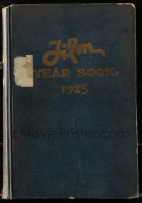8s036 FILM DAILY YEARBOOK OF MOTION PICTURES hardcover book '25 filled with movie information
