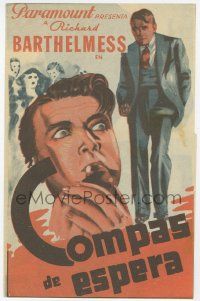 8s075 4 HOURS TO KILL 4pg Spanish herald '35 cool different art & photos of Richard Barthelmess!