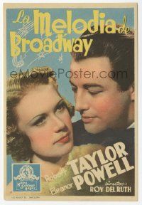 8s157 BROADWAY MELODY OF 1938 Spanish herald '37 Eleanor Powell with George Murphy for 1st time!