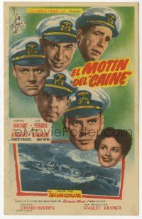 8s166 CAINE MUTINY Spanish herald '54 Humphrey Bogart, Jose Ferrer, Van Johnson & Fred MacMurray!