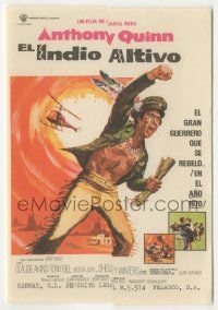 8s265 FLAP Spanish herald '71 art of Native American Anthony Quinn, you have been warned!