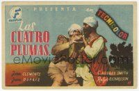 8s277 FOUR FEATHERS Technicolor Spanish herald '44 Zoltan Korda epic, John Clements, C. Aubrey Smith