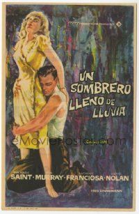 8s330 HATFUL OF RAIN Spanish herald '61 Fred Zinnemann early drug classic, different Jano art!