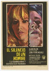8s418 LE SAMOURAI Spanish herald '68 Jean-Pierre Melville noir classic, Alain Delon, different!