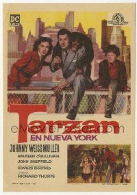 8s657 TARZAN'S NEW YORK ADVENTURE Spanish herald R66 Johnny Weissmuller, O'Sullivan, Sheffield!
