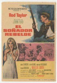8s752 YOUNG CASSIDY Spanish herald '66 John Ford, Rod Taylor with rifle & sexy Julie Christie!