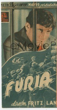 8s287 FURY 6pg Spanish herald '39 different images of Spencer Tracy & pretty Sylvia Sidney!