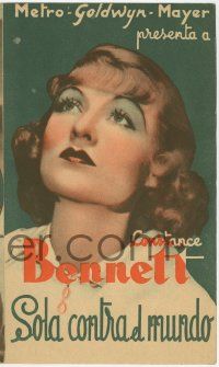 8s523 OUTCAST LADY 4pg Spanish herald '34 Constance Bennett, Herbert Marshall, different images!