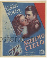 8s606 SEVENTH HEAVEN 4pg Spanish herald '43 different images of James Stewart & sexy Simone Simon!