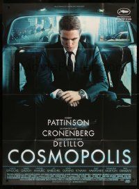 8t668 COSMOPOLIS French 1p '12 Robert Pattinson sitting in car, directed by David Cronenberg!