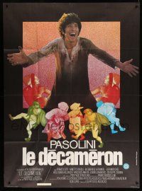 8t680 DECAMERON French 1p '71 Pier Paolo Pasolini's sexy comedy, Franco Citti, Bourduge art!