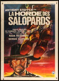 8t690 DJANGO THE BASTARD French 1p '71 Ezio Tarantelli spaghetti western art of hanged man!
