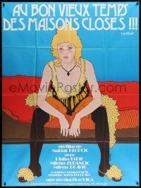 8t707 FEAR French 1p '74 Matjaz Klopcic's Strah, art of blonde Yugoslavian prostitute by Guerin!