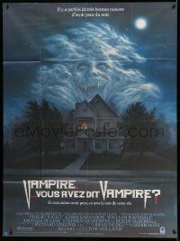 8t726 FRIGHT NIGHT French 1p '85 there are good reasons to be afraid of the dark, cool vampire art!