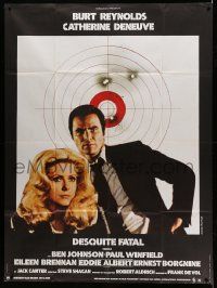 8t767 HUSTLE French 1p '76 Robert Aldrich, Burt Reynolds & sexy Catherine Deneuve by target!