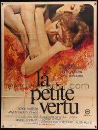 8t812 LITTLE VIRTUOUS French 1p '68 La petite vertu, art of sexy Dany Carrel in bed!