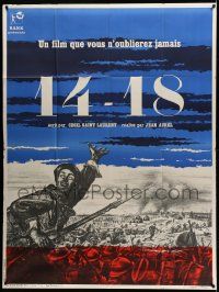 8t867 OVER THERE, 1914-18 French 1p '63 Jean Aurel Oscar nominated documentary, cool WWI artwork!