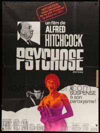 8t879 PSYCHO French 1p R69 sexy Janet Leigh, Anthony Perkins, Alfred Hitchcock classic!